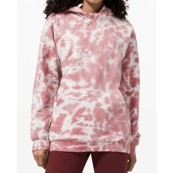 LULULEMON ATHLETICA All Yours Hoodie Tie Dye 'Fleece' Size 8 - Picture 2 of 4